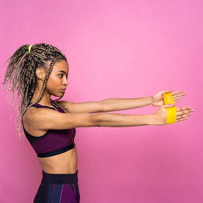 WOZINSKY Rubber resistance bands for fitness training exercises made of latex - 5 pcs. – image 4