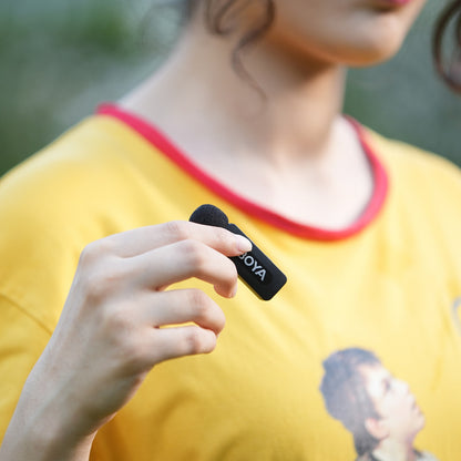 BOYA Wireless microphone with clip 120dB 2.4GHz USB-C - black – image 10