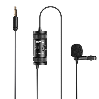 BOYA Wired lavalier microphone for smartphones, 3.5 TRRS cameras - black – image 12