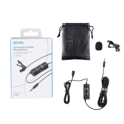 BOYA Wired lavalier microphone for smartphones, 3.5 TRRS cameras - black – image 13