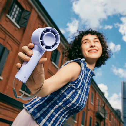 Jisulife Portable mini fan 4000mAh USB-C - blue – image 4