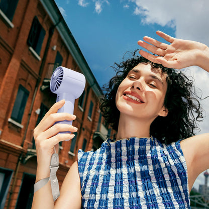 Jisulife Portable mini fan 4000mAh USB-C - blue – image 7