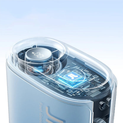 Jisulife Portable mini fan with lanyard 4500mAh - blue – image 5