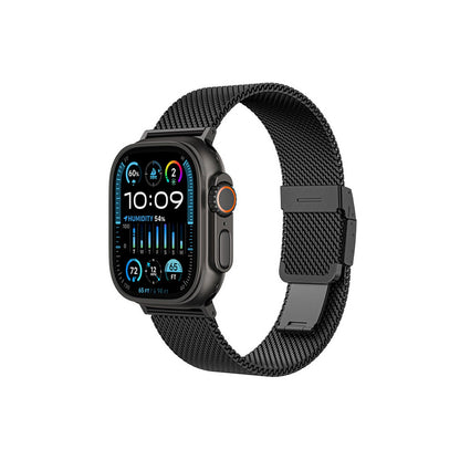 AmazingThing Titanium strap for AppleWatch 38/40/41/42/44/45/46/49 mm - black