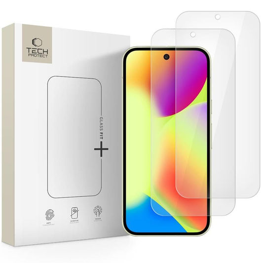 Tech-Protect Tech-Protect Glass Fit+ 2-pack tempered glass for Google Pixel 9 / 9 Pro / 10 / 10 Pro - transparent