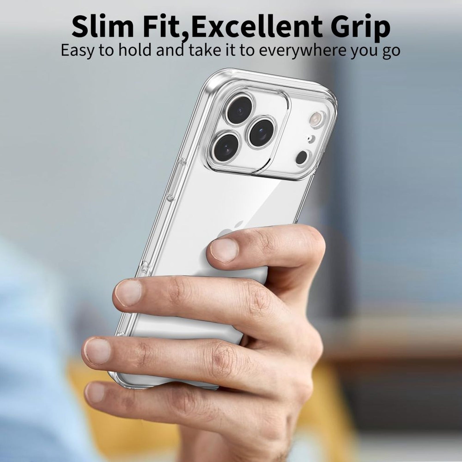 Tech-Protect Case cover for iPhone 17 Pro Max FlexAir - transparent – image 4