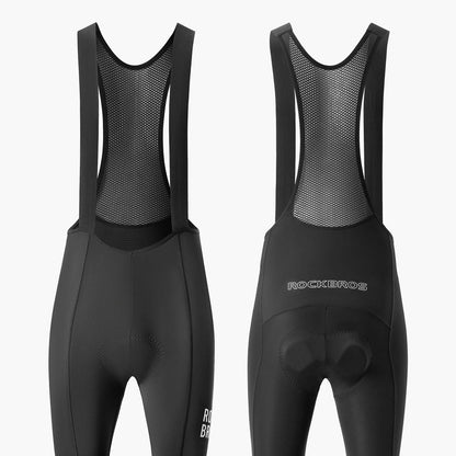 ROCKBROS Long cycling trousers with suspenders and insert. Size S - black – image 3