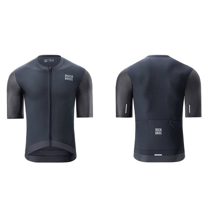 ROCKBROS Short-sleeved cycling jersey, size M - black – image 10