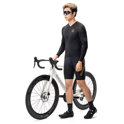 ROCKBROS Diamond long-sleeved cycling jersey, size XL - black – image 2