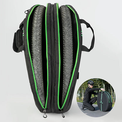ROCKBROS Transport cover for bicycle wheel diameter. 74cm - black – image 5