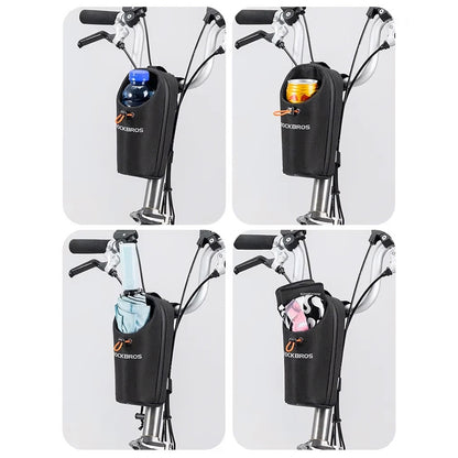 ROCKBROS Scooter handlebar bag with space for a 1.5L water bottle - black – image 3
