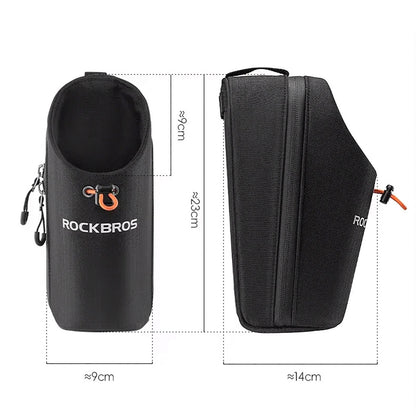 ROCKBROS Scooter handlebar bag with space for a 1.5L water bottle - black – image 7