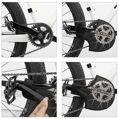 ROCKBROS Transport cover for the crank mechanism - black and gray – image 5