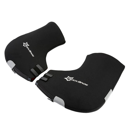 ROCKBROS Insulated gloves for the handlebars of a bicycle, scooter, motorcycle, windproof, waterproof - black