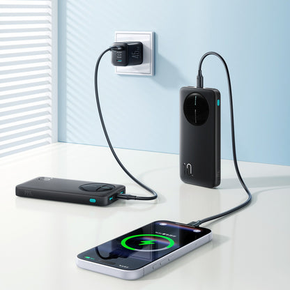 JOYROOM Powerbank with digital display 20000mAh USB-A USB-C 22.5W - black – image 21