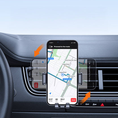 DUDAO Car phone holder for air vent, black – image 22