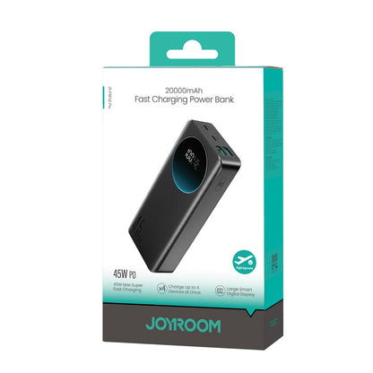 JOYROOM Powerbank 20000 mAh USB-A USB-C with digital display 45 W - black – image 7