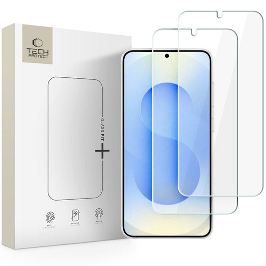 Tech-Protect Tempered glass for Samsung Galaxy S26 GLASS FIT+ - 2 pcs.