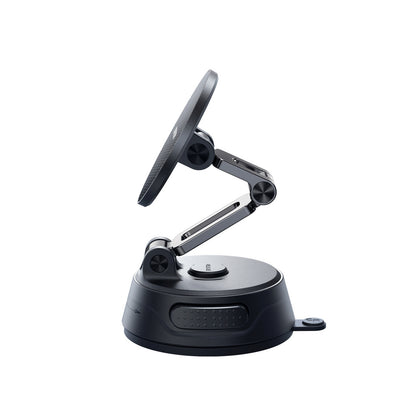 JOYROOM Magnetic car holder with suction cup for windshield, dashboard - black – image 3