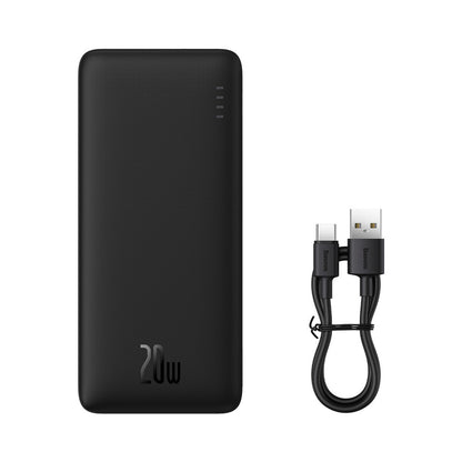 BASEUS Powerbank 20W 30000mAh USB-A USB-C Airpow Fast Charge with USB-C 30cm cable - black