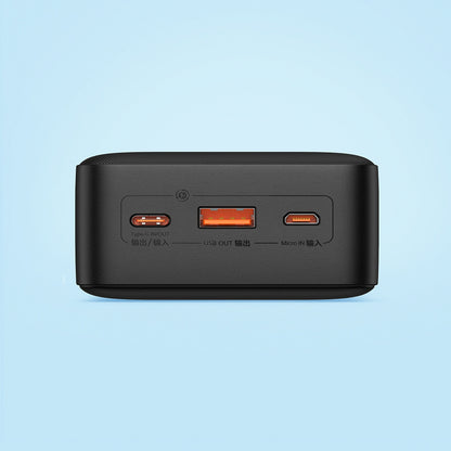 BASEUS Powerbank 20W 30000mAh USB-A USB-C Airpow Fast Charge with USB-C 30cm cable - black – image 8