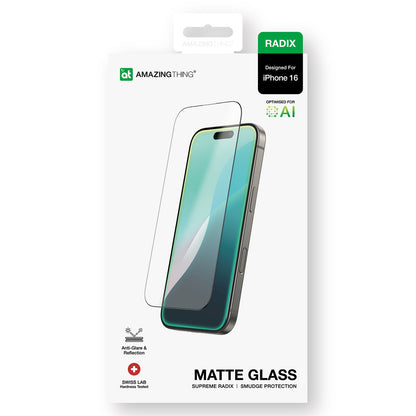 AmazingThing Matte tempered glass for iPhone 16 Radix Matte Glass – image 11