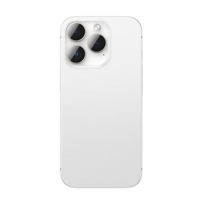 AmazingThing Tempered glass with camera lens frame for iPhone 16 Pro / 16 Pro Max - silver – image 2
