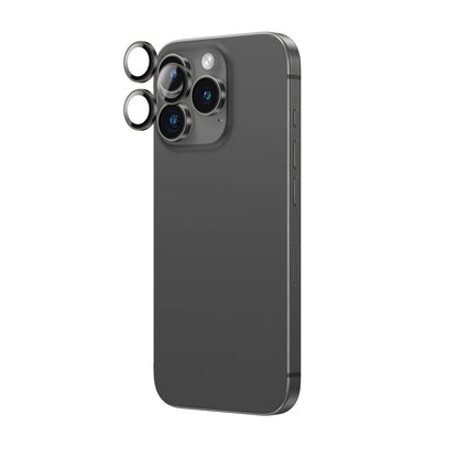 AmazingThing Tempered glass with camera lens frame for iPhone 16 Pro / 16 Pro Max - black – image 3