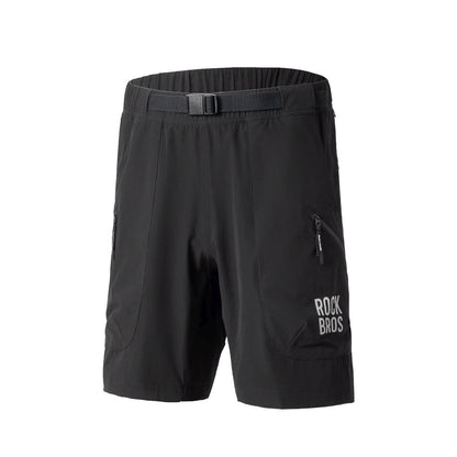 ROCKBROS Sports shorts with belt, size XL - black