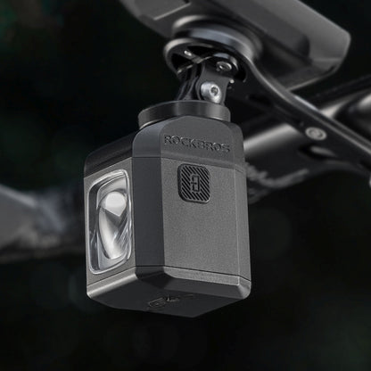 ROCKBROS Rechargeable front bicycle light with remote control 10m 4000 mAh 1600lm - black – image 3