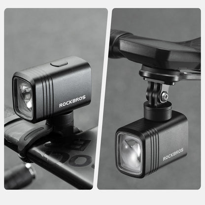 ROCKBROS Rechargeable front bicycle light 1000 lm 2800 mAh - black – image 2