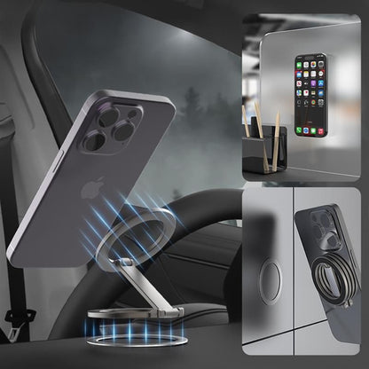 Tech-Protect Magnetic MagSafe magnetic stand holder for smartphone - black – image 4