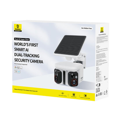 BASEUS Outdoor surveillance camera with 3K IP65 solar panel - white – image 5