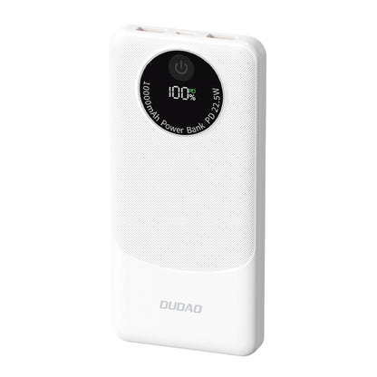 DUDAO Powerbank K12 10000mAh USB-A USB-C PD 22.5W - white