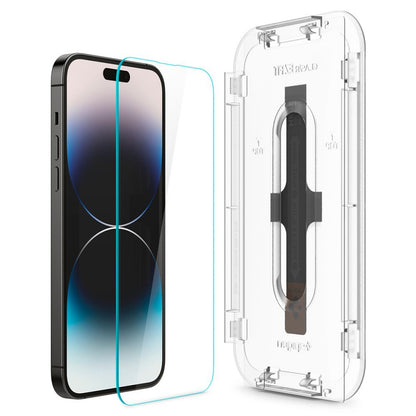 SPIGEN Tempered glass for iPhone 14 Pro with Glas.tR EZ Fit applicator - 2 pcs. – image 3