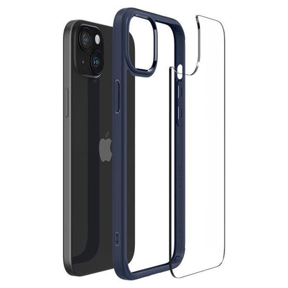 SPIGEN Case cover for iPhone 15 Plus Crystal Hybrid - transparent blue – image 8