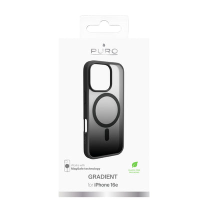 PURO Silicone case for iPhone 16 Pro Max Gradient MagSafe - black – image 8