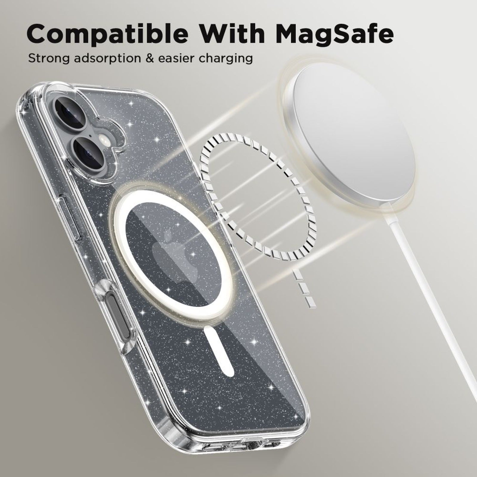 Tech-Protect Case cover for iPhone 16 FlexAir Hybrid MagSafe - transparent – image 2