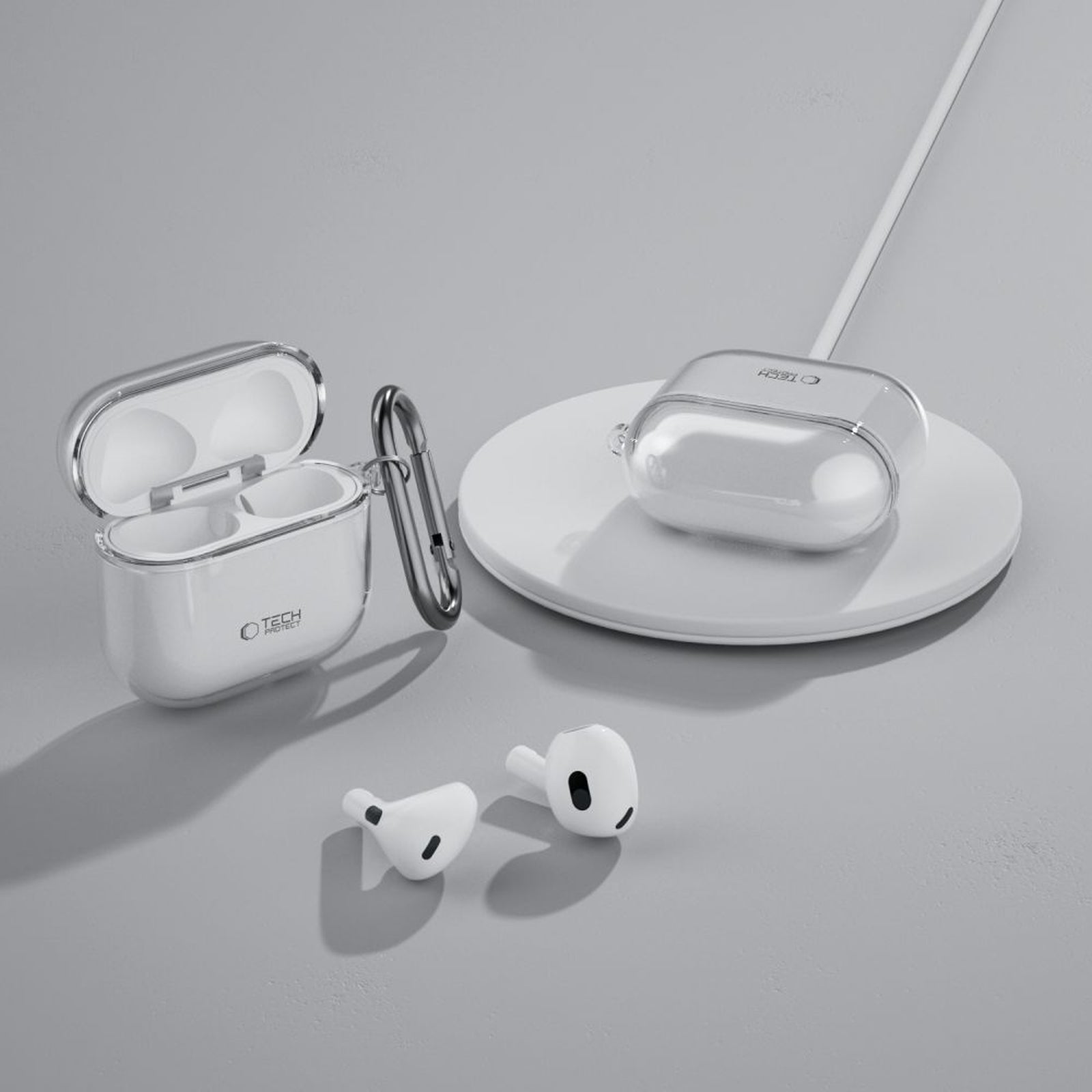 Tech-Protect Case cover for Apple AirPods 4 FLEXAir - transparent – image 7