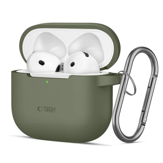 Tech-Protect Case cover for Apple AirPods 4 Silicone Hook - green