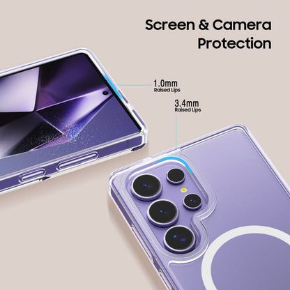 Tech-Protect Case cover for Samsung Galaxy S25 Ultra FlexAir Hybrid MagSafe - transparent – image 4