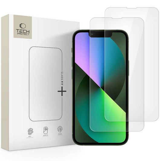 Tech-Protect Tempered glass for iPhone 13 mini Glass Fit+ transparent - 2 pcs.