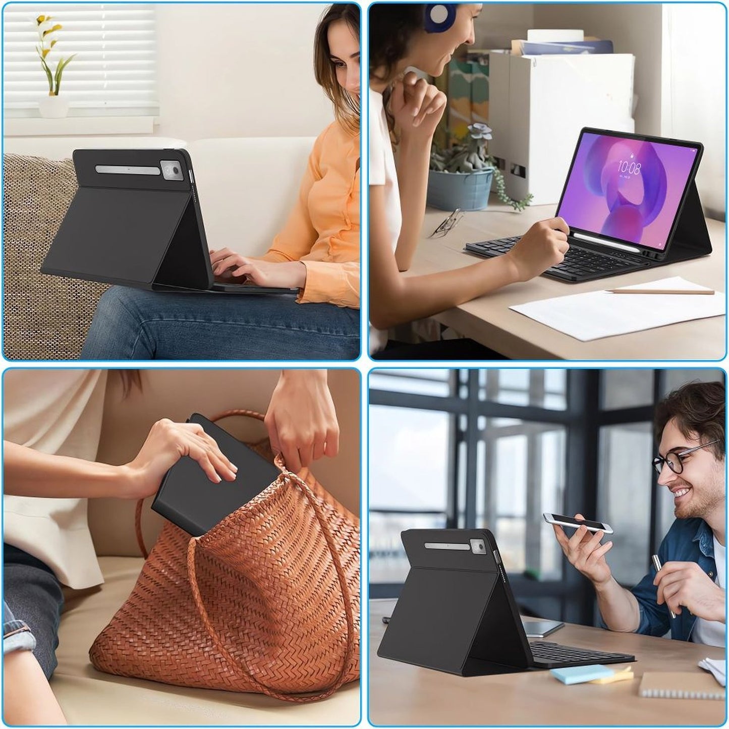 Tech-Protect Case cover for Lenovo Idea Tab Pro / Pro Mt 12.7 TB-373 - black – image 9