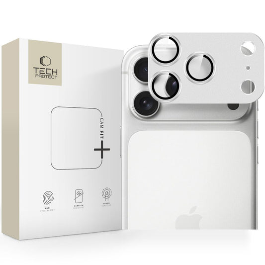 Tech-Protect Lens glass for iPhone 17 Pro Camfull Fit+ - silver