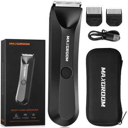 MAXGROOM Multifunctional waterproof trimmer with LED light and 2 USB-C attachments - set – image 4