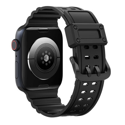 HURTEL Elastic strap for Apple Watch 38 / 40 / 41 mm - black – image 4