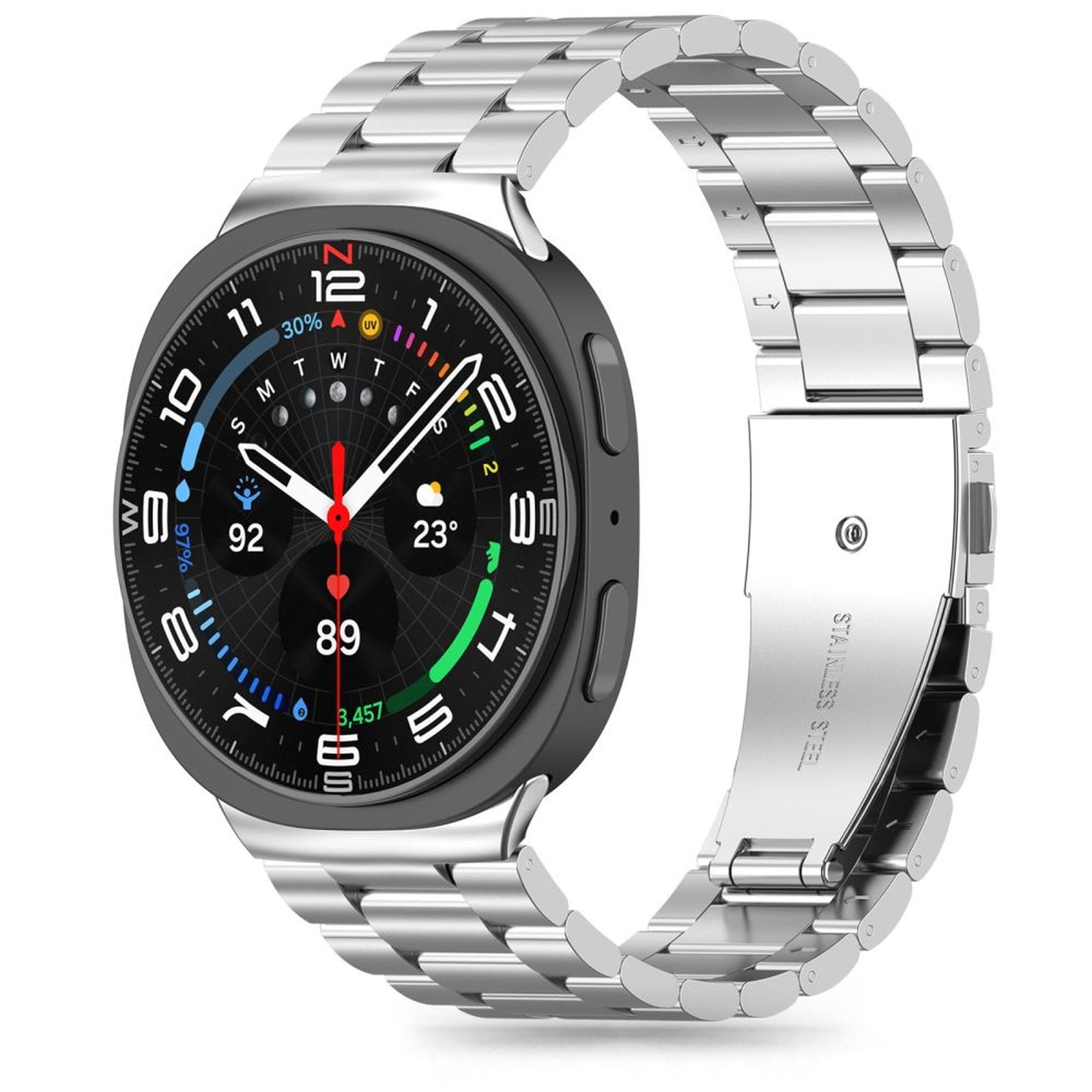 Tech-Protect Bracelet strap for Samsung Galaxy Watch 40 / 44 / 46 mm - silver