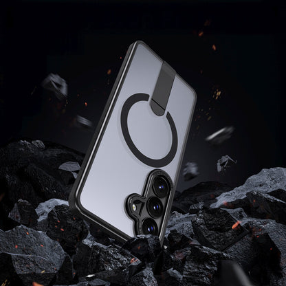 HURTEL Case cover for Samsung Galaxy S26 with Hybrid Armor X MagSafe stand - black – image 2