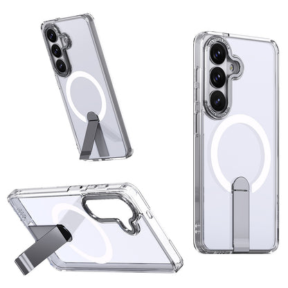 HURTEL Case cover for Samsung Galaxy S26 Plus with Hybrid Armor X MagSafe stand - transparent