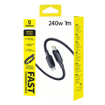 BASEUS PicoGo Fast Charging USB-C cable 240W 1m - black – image 4